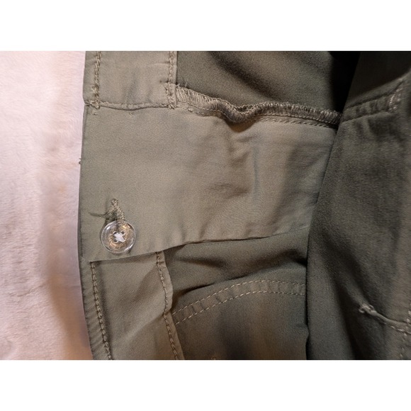 Liverpool Los Angeles Wide Leg Crop Pants Size 22 Olive Green LY5674L12 Size 22W - Picture 7 of 13